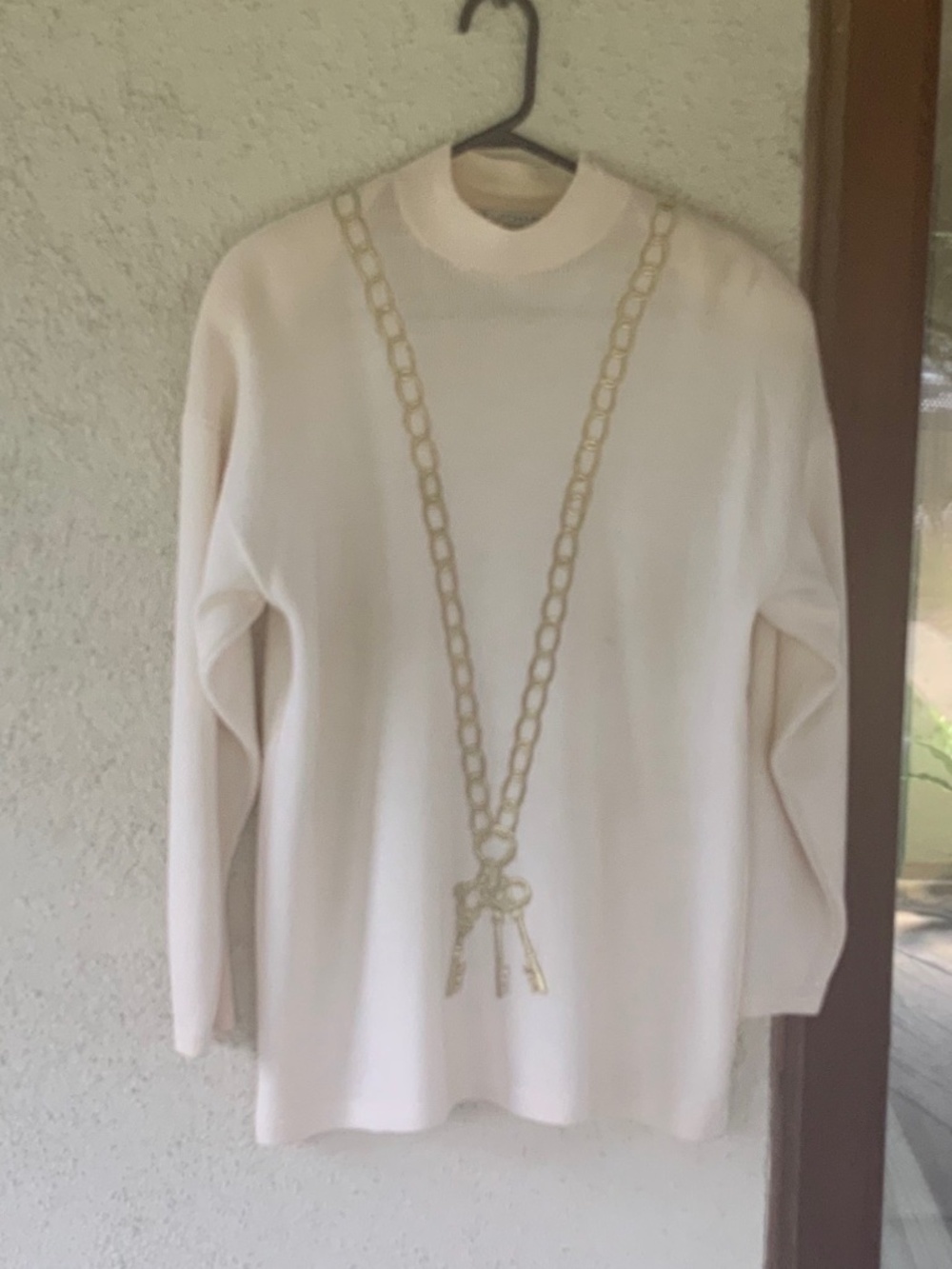 ST. JOHN EMBELLISHED KNIT TUNIC